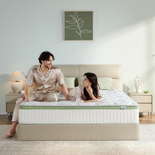 Full Size Mattress,12 Inch Full Mattress in a Box,Memory Foam Hybrid Mattress,with Individual Pocket Spring - Pressure Relief, Motion Isolation, Cool Sleep, CertiPUR-US Certified, 75''L x 54''W - Image 1