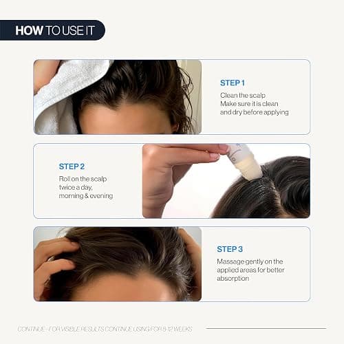 Be Bodywise Hair Growth Serum Roll On - 5% Saw Palmetto, 3% Rosemary Oil for Hair Growth, 3% Fenugreek,1% Caffeine Herbasome | Serum for Hair Loss & Hair Regrowth For Men & Women 25ml/0.84 fl oz thumbnail 7