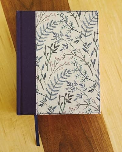 NIV, Journal the Word Bible, Cloth over Board, Pink Floral, Red Letter, Comfort Print: Reflect, Take Notes, or Create Art Next to Your Favorite Verses thumbnail 2
