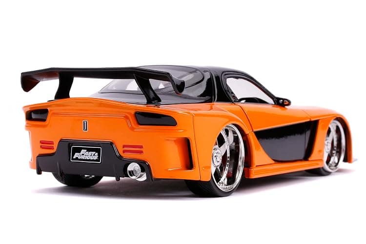 fast & furious han's mazda rx-7 1:24 die-cast vehicle thumbnail 5