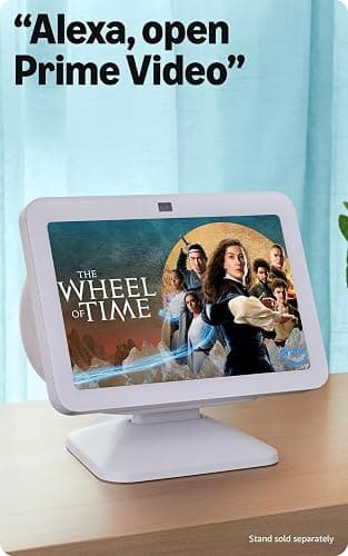 Amazon Echo Show 8, With Spatial Audio and Alexa+ Early Access, Smart Home Hub, ideal for open living spaces, Glacier White thumbnail 5