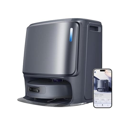 NARWAL Freo Z Ultra Robot Vacuum and Mop Combo, Dual RGB Cameras and Chips, AI Avoidance, 12000Pa Suction, Real-Time Decisions, Adaptive Hot-Water Self Wash & Self Emptying, Pet Hair, Quiet, Grey - Image 1