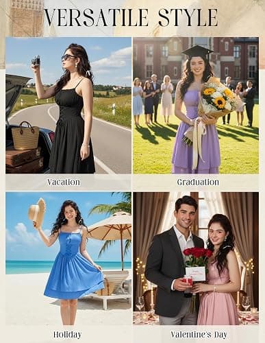 Scarlet Darkness Corset Mini Dress for Women Teens Fairy Chiffon Sundress Graduation Dresses thumbnail 5