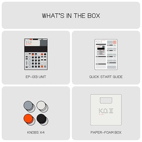 teenage engineering EP–133 K.O. II 128MB sampler, drum machine and sequencer with built-in microphone and effects thumbnail 7