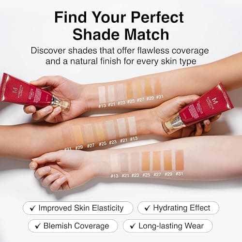 MISSHA M Perfect Cover BB Cream No.23 Natural Beige -Light/Medium with Cool/Neutral Undertone SPF 42 PA +++ 1.69 Fl Oz - Tinted Moisturizer for face with SPF thumbnail 6