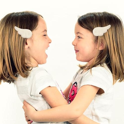 Beaupretty Angel Wings Hair Clips, Cartoon Hair Clips Cute Adorable Hair Barrettes Plush Non Slip Hair Clamps Barrettes for Girls and Women (White) thumbnail 5