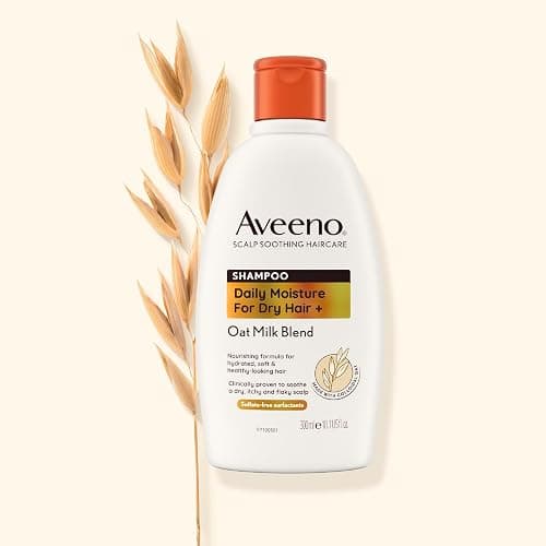 Aveeno Scalp Soothing Haircare Daily Moisture Shampoo, Oat Milk Blend, for Dry Hair, Soothes Dry, Itchy & Flaky Scalp, Clinically Proven, Sulfate Free, 300ml thumbnail 7