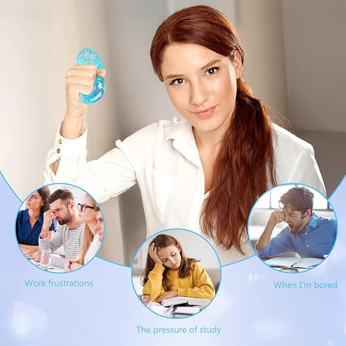 Squishy Monkey Sugar Stress Balls for Adults Kids, Malt Sugar Monkey Sensory Fidget Toys, Slow Rising Squeeze Ball for Anxiety Relief, Fun Stretchy Stress Toys for Boys and Girls, Party Favors (Blue) thumbnail 7