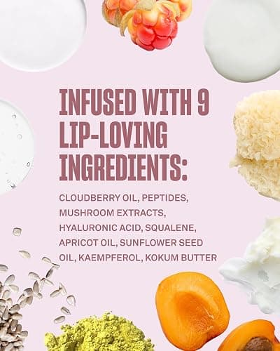 BABE ORIGINAL Cloud 9 Peptide Lip Serum | Daily Lip Treatment with Cloudberry Oil, Mushroom Extracts, Hyaluronic Acid for Dryness & Fine Lines | Smoothing & Hydrating Lip Moisturizer | Vegan Lip Care thumbnail 3