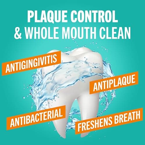 TheraBreath Plaque Control Pre-Brush Oral Rinse, Refreshing Mint Flavor, Antigingivitis and Antiplaque Rinse, Dentist Formulated, Alcohol Free, 16 Fl Oz (Pack of 2) thumbnail 3
