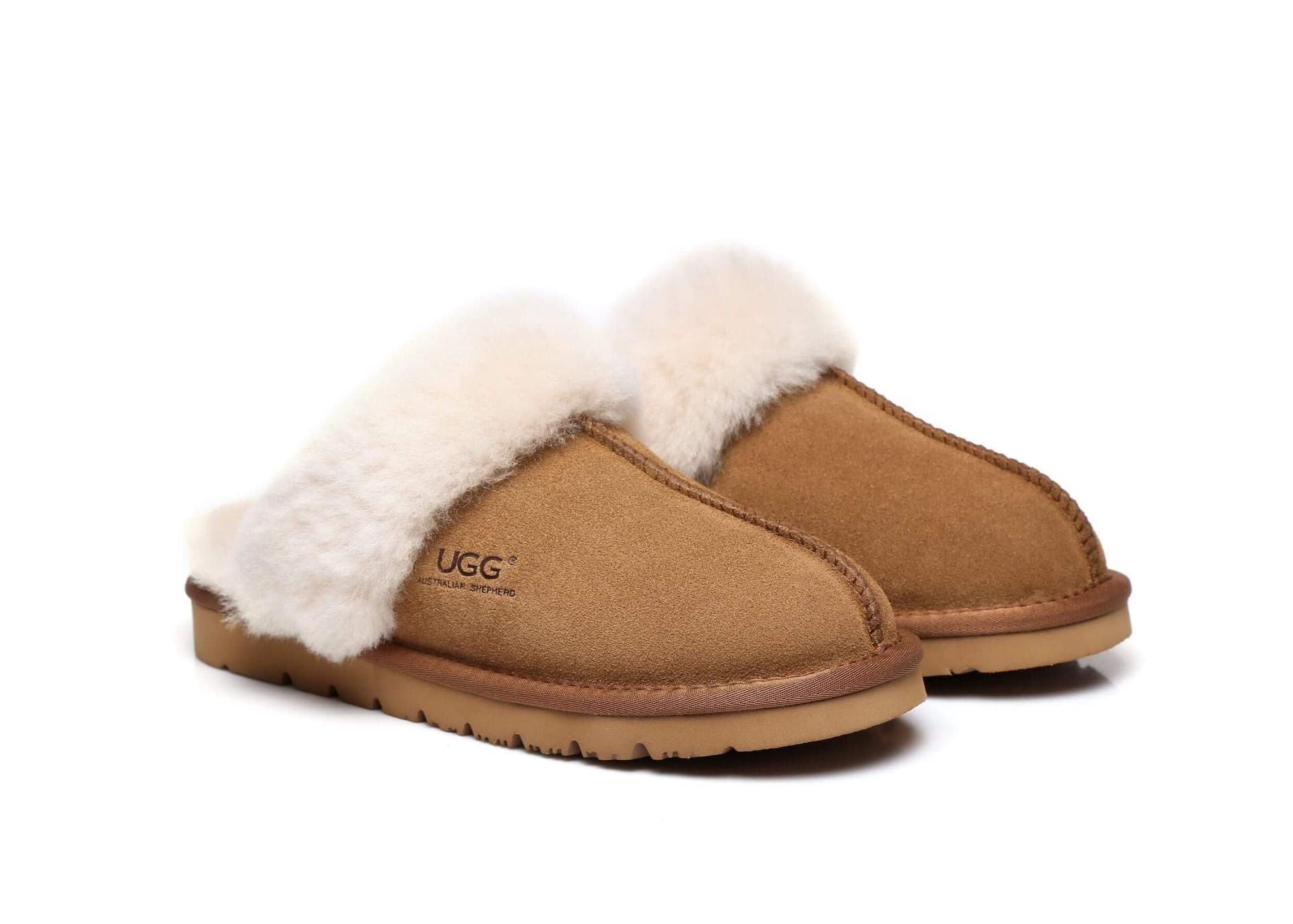 UGG Slippers Women Australian Premium Soft Sheepskin Wool Winter Slippers Thick Sole Muffin thumbnail 8