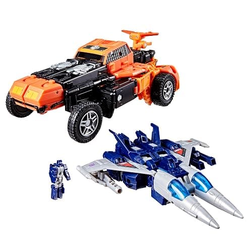 Transformers Age of the Primes Wreck 'n Doom Collection 2-Pack, 7.5-Inch Autobot Sandstorm and 5.5-Inch Slugslinger Action Figures, Robot Toys, 8+ (Amazon Exclusive) thumbnail 2