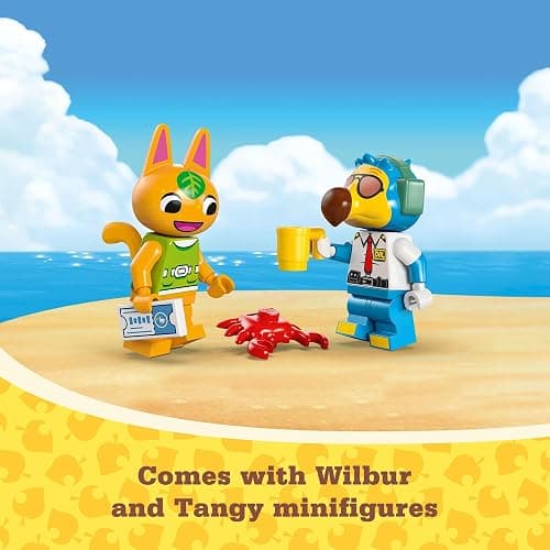 LEGO Animal Crossing Fly with Dodo Airlines Airport Playset, Kids’ Airplane Toy and Pilot Minifigure Inspired by The Video Game Series, Gift for Girls and Boys Ages 7 and Up, 77051 thumbnail 6