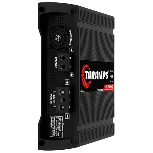 Taramps HD 3000 2 Ohms Black 1 Channel 3000 Watts RMS MAX Full Range Car Audio Monoblock LED Monitor Indicator Class D Amplifier Crossover, HD 3k thumbnail 5