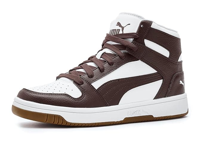 PUMA Mens Rebound Layup Rcl High Sneakers Shoes Casual - Brown - Image 1