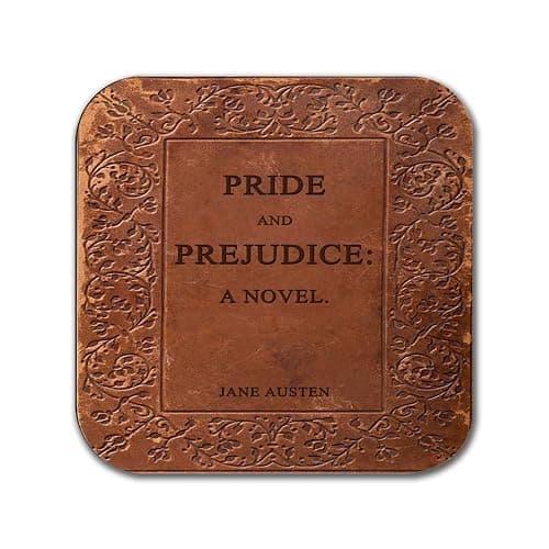 6 coasters with Complete Novels of Jane Austen Six Coffee Mug Coasters with Complete Novels of Jane Austen's book designs. (Book Title) thumbnail 3