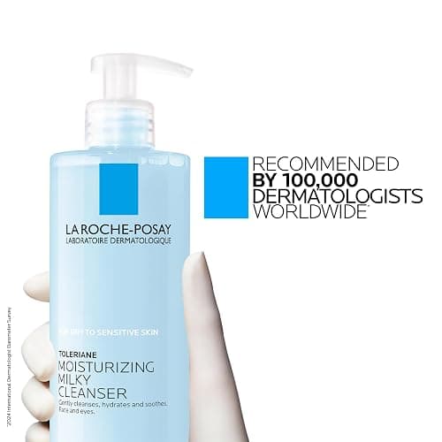 La Roche-Posay Toleriane Moisturizing Milky Cleanser, Gentle Face Cleanser with Glycerin for Dry, Sensitive & Allergy-Prone Skin, Face Wash for Hydration, Makeup Remover Cleanser, 13.5fl oz thumbnail 11