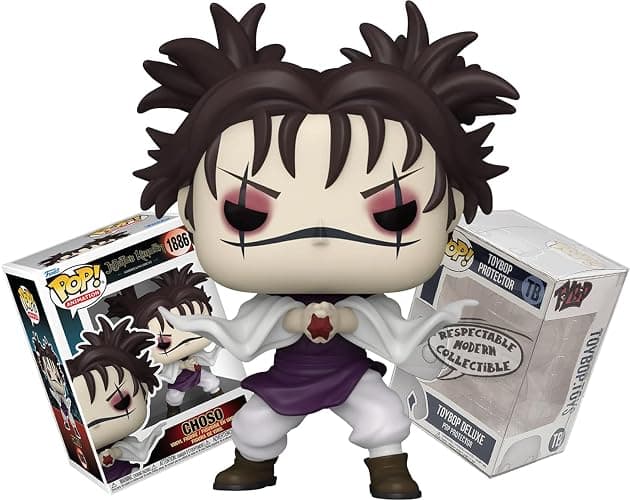 Funko Jujutsu Kaisen - Choso Blood Manipulation + ToyBop Protector: Shibuya Incident Pop! Animation Vinyl Figure (Bundled with Pop Protector Collector Case Box Gift Set) - Image 1