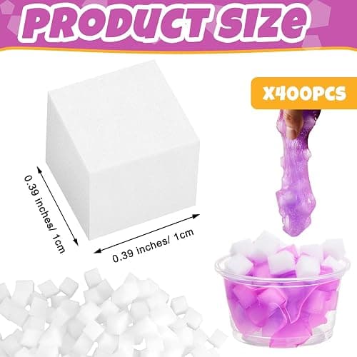 400 Pcs Jelly Cubes Charms Accessories for Boys and Girls, DIY Art Crafts thumbnail 2