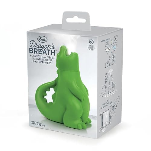 Genuine Fred DRAGON'S BREATH Microwave Steam Cleaner, BPA-Free Silicone Dragon Design, Easy to Use, Reduces Cleaning Time, Dishwasher Safe, Fun and Effective Kitchen Gadget thumbnail 6