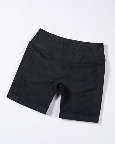 AUROLA Influence Workout Shorts for Women,2.5 3.5 4.5 5.5 6.5 No Roll Up Squat Proof Scrunch Seamless Compression Gym Short thumbnail 2