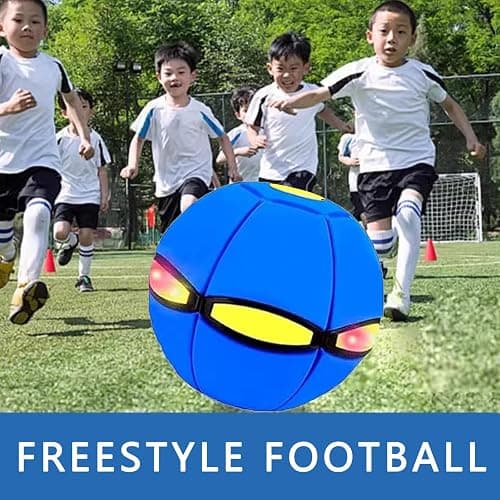 Dual-Form Magic Metaball & Flying Saucer - Switchable Bouncing Ball Toy with 6 LED Lights for Kids, Parent-Child Interactive Play, Outdoor & Indoor Fun Gifts thumbnail 3