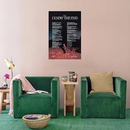 fasrfaswa I KNOW THE END by Phoebe Bridgers Canvas Poster Bedroom Decor Office Room Decor Gift Unframe-style 12x18inch(30x45cm) thumbnail 4