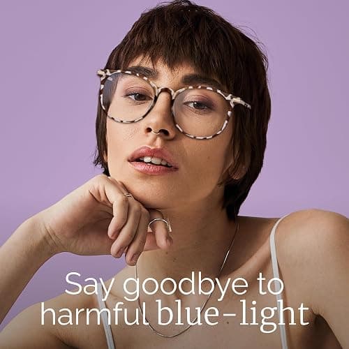 Gaoye Blue Light Blocking Glasses, Retro Round Eyewear Frame Anti Eyestrain Computer Glasses for Women Men (*Leopard) thumbnail 2