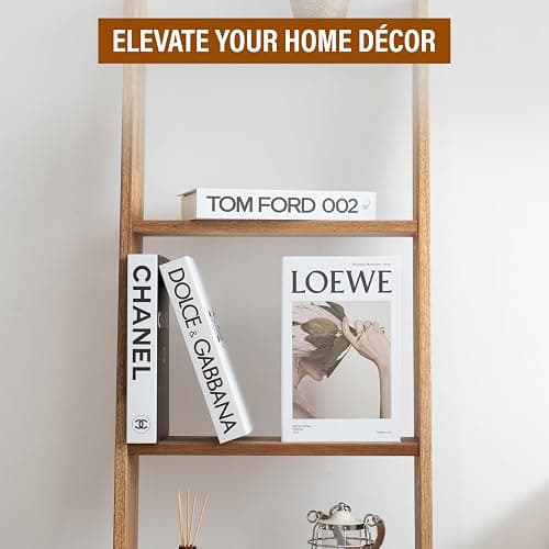 PROBENEX Decorative Books_White – Fake Books for Home & Room Decor, Aesthetic Shelf & Designer Set - White_large thumbnail 9