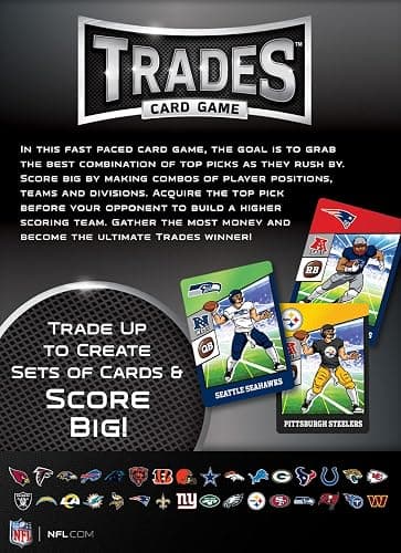 Masterpieces NFL Card Game - Officially Licensed, Fast-Paced Sports Fun thumbnail 2