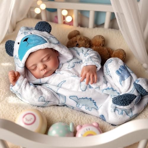 BABESIDE Reborn Baby Dolls Boy, 20 Inch Lifelike Newborn Real Life Poseable Realistic Doll for Boy Soft Vinyl and Cloth Body Baby Dolls with Clothes and Toy Gift for Kids Age 3+ thumbnail 9
