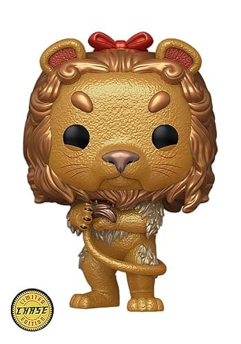 Funko POP! Movies: The Wizard of Oz - Cowardly Lion - 1/6 Odds for Rare Chase Variant - Metallic - Collectable Vinyl Figure - Gift Idea - Official Merchandise - for Kids & Adults - Movies Fans thumbnail 2
