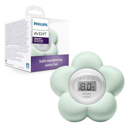 Philips Avent Thermomètre numérique de bain pour bébé, étanche et mesure précise de la température (Modèle ‎SCH480/00) - Image 1