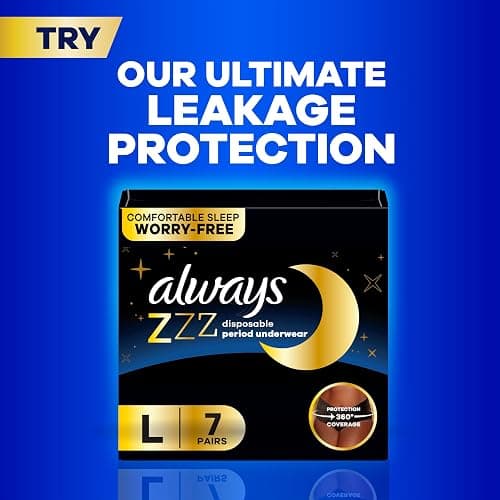 Always Ultra Thin Feminine Pads with Wings for Women, Size 1, Regular Absorbency, Unscented, Up to 100% Leak-Free Protection, 46 Count thumbnail 8