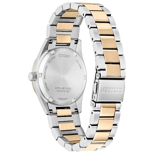 Citizen Eco-Drive Sport Luxury Diamond Pink Dial Two-Tone Watch 33mm - EW2706-58X thumbnail 3