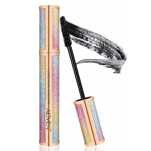 4D Silk Fiber Lash Mascara - Luxuriously Longer, Voluminous Eyelashes, Waterproof Tubing Mascara in Black, Natural Lengthening, Smudge-proof, Hypoallergenic, No Clumping, Easy to Apply & All Day Full thumbnail 9