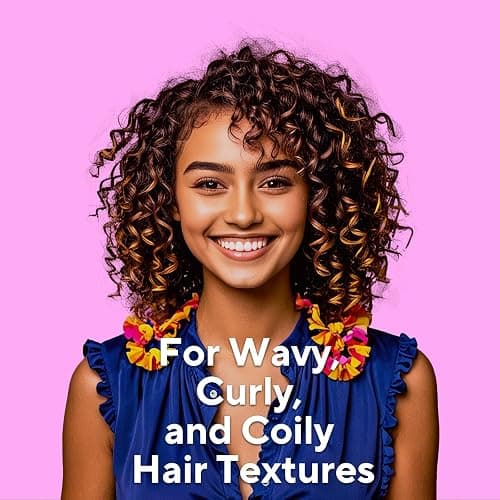 Bounce Curl Brush, Curly Defining Hair Styling Brush Shaping for Women and Men Less Reducing Pulling Detangling Shaping Curl Separation (Pink) thumbnail 6