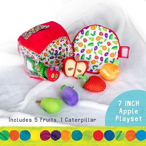 World of Eric Carle, The Very Hungry Caterpillar Apple Play Set and Shape Sorter Developmental Toy thumbnail 3