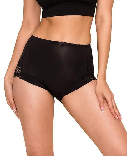Barbra Lingerie Womens Briefs Underwear Tummy Control Panties S-Plus Size 4 Pack Girdle Panty thumbnail 2