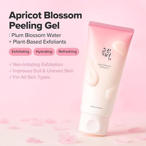Beauty of Joseon Apricot Blossom Peeling Gel Soft Exfoliating Face and Body Scrub Dead Skin Cells Remover for All Skin Types, Korean Skincare for Men Women, 100ml, 3.38 fl.oz thumbnail 2