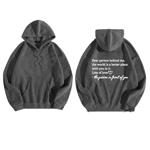 Ceboyel Womens Trendy Hoodies With Sayings Long Sleeve Sweatshirts Pullover Casual Tops Y2K Teen Girls Clothing thumbnail 2