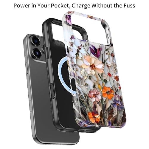 STARVIP for iPhone 17 Pro Max Case Cute - Wireless Charging Compatible | Dual-Layer Hard Shell + Silicone Cover - Aesthetic Y2K Protective Phone Cover for Women Girls thumbnail 3