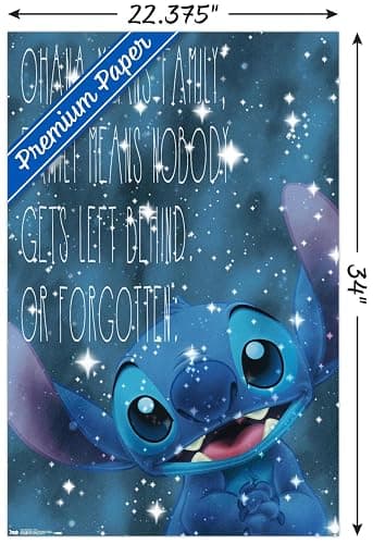 Trends International Disney Lilo and Stitch - Ohana Wall Poster, 22.375" x 34", Premium Unframed Version thumbnail 3
