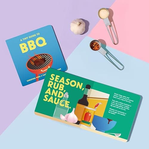 A Tiny Guide to BBQ: A Funny Foodie Board Book for Toddlers, Unique Baby Shower or First Birthday Gift, New Dad Summer Grilling & Outdoor Cooking Book for Kids thumbnail 5