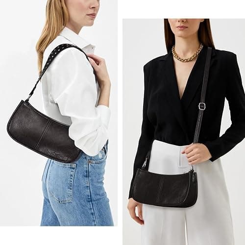 GETERUUV Shoulder Bags for Women Y2k Purse and Handbags Retro Studded Crossbody Bag Small Shoulder Purse Leather Hobo Handbag thumbnail 3