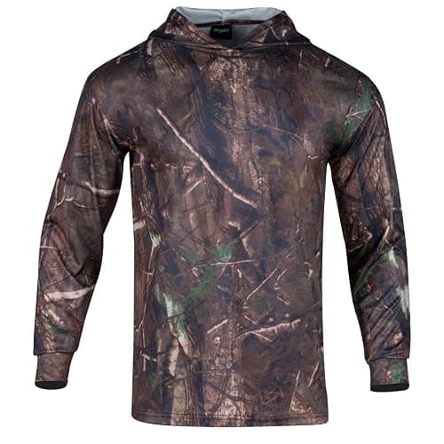 WISIGO Camo Hoodies 3pcs Hunting Long Sleeve Camouflage Shirts for Men Lightweight Essentials Fishing Hiking Hooded thumbnail 5