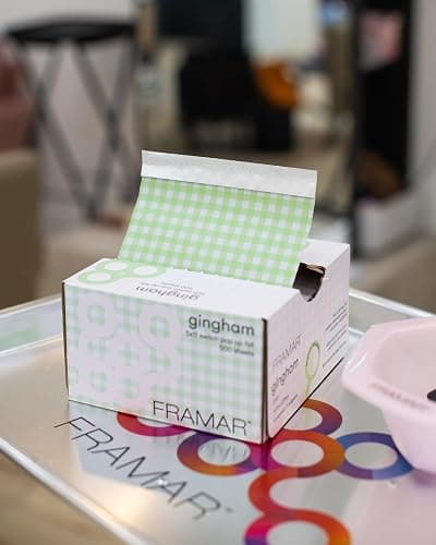 FRAMAR Gingham Hair Foil – Hair Foils For Highlighting, Pop Up Foil For Hair Highlighting, Salon Foils For Hair Highlighting Kit, Long Hair Foils For Bleach, Salon Foils For Hair Stylist – 500 thumbnail 4