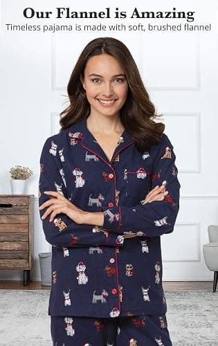 PajamaGram Winter Pajamas For Women - Flannel Pajamas Women thumbnail 4
