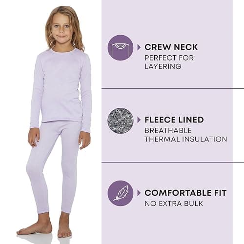 Rocky Thermal Underwear for Kids, Girls Thermals Long Johns Underwear, Base Layer for Cold weather/skiing thumbnail 2