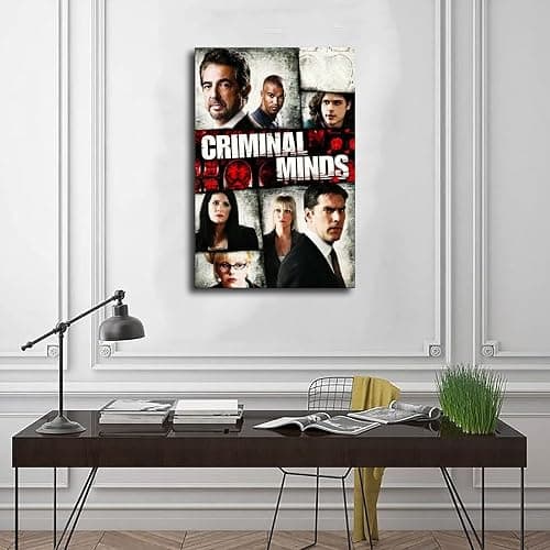 Criminal Minds Reasoning TV Series Dormitory Hallway Restaurant Club 5 Canvas Poster Bedroom Decor Sports Landscape Office Room Decor Gift Unframe:12×18inch(30×45cm) thumbnail 3